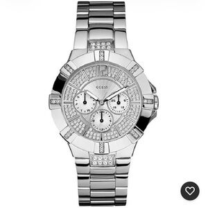 NEW AUTHENTIC GUESS Watch, Women's Stainless Steel Bracelet U12601L1  40 MM NWT